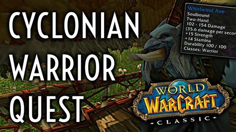 cyclonian quest wow classic.